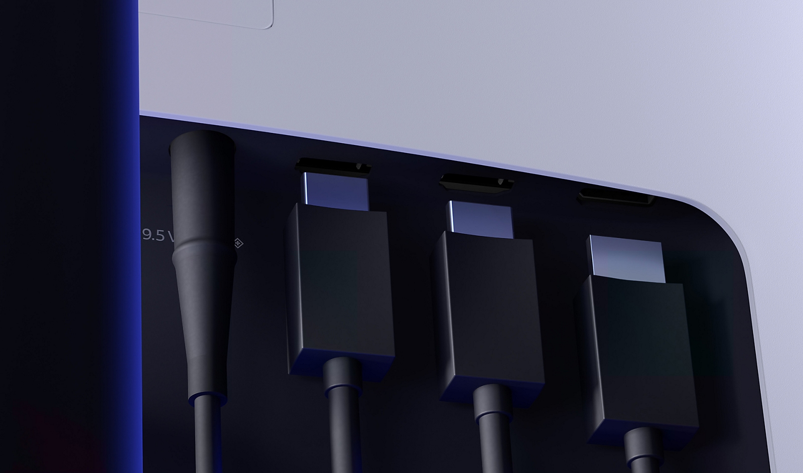 PlayStation公式モニターのHDMIとDisplayPort入力端子