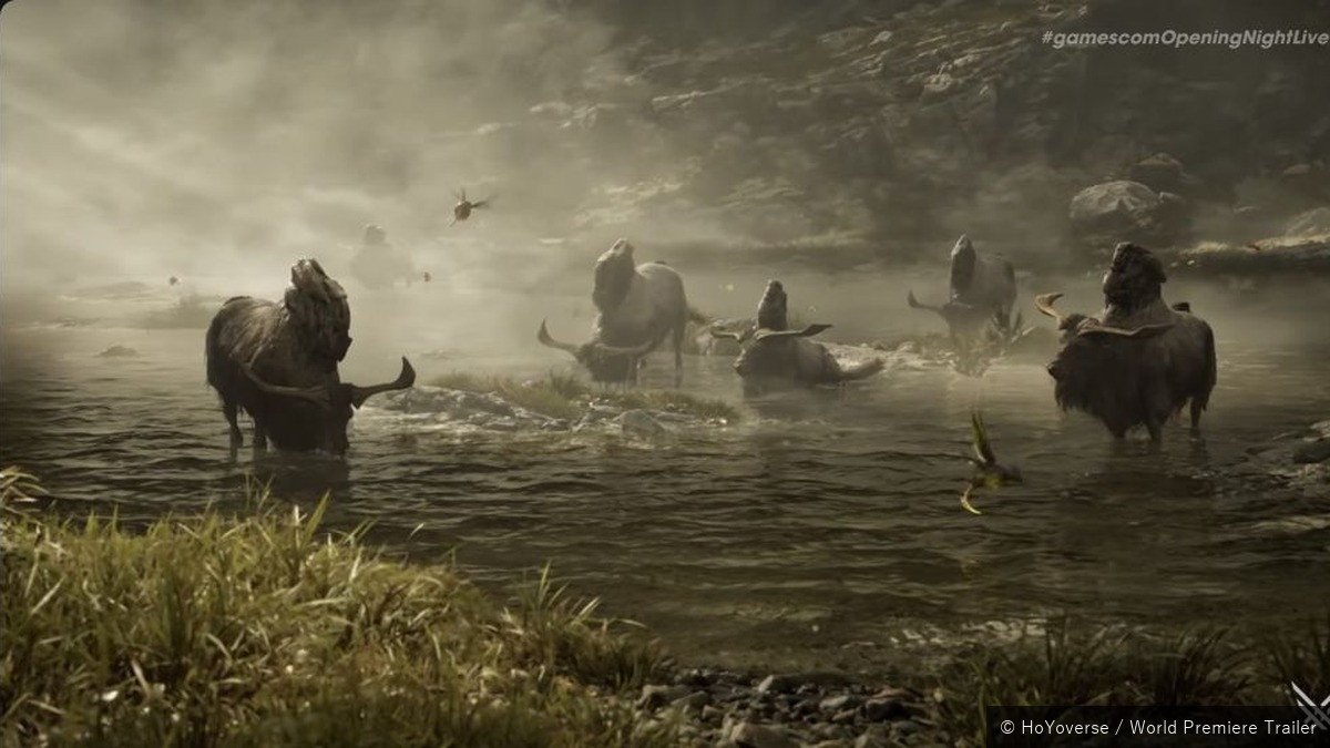 『Nodusfall』公式トレーラーに登場する水辺の巨大な獣たち