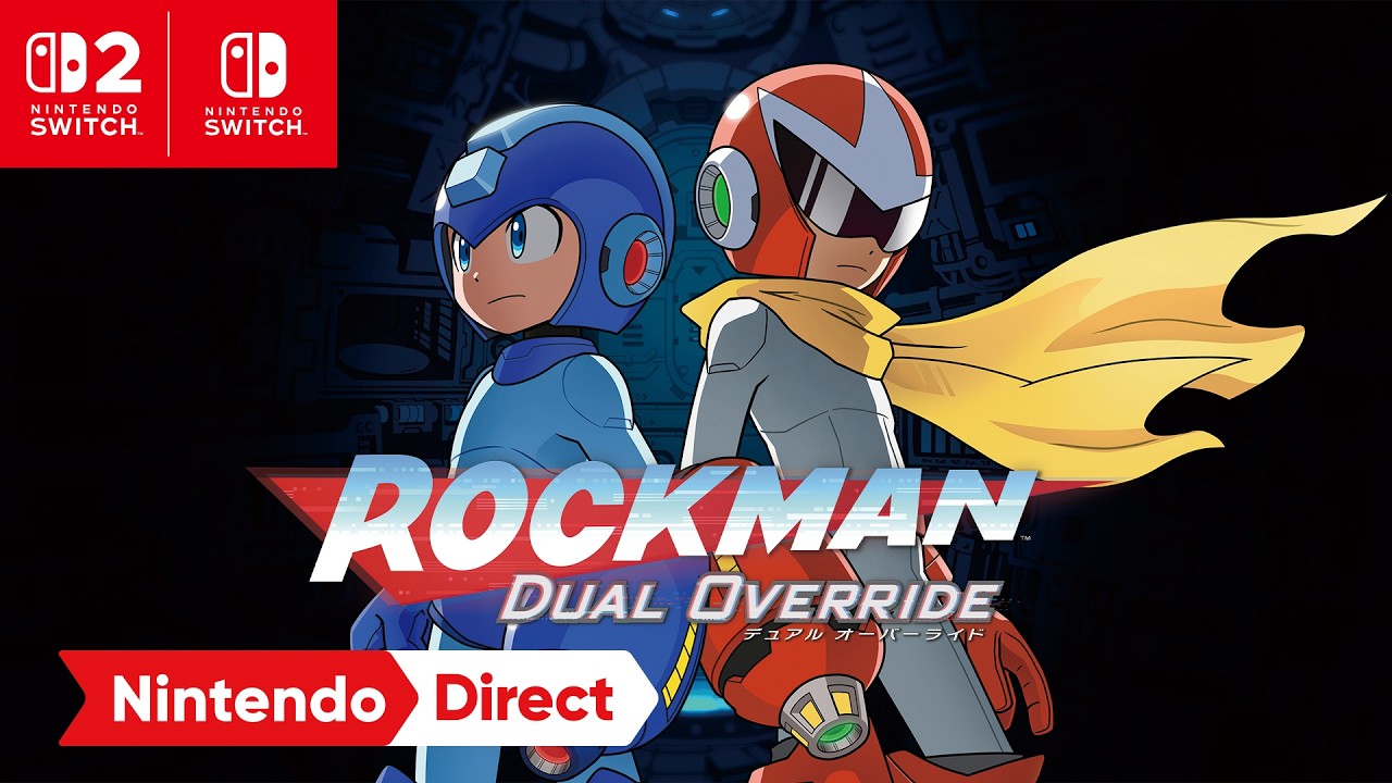 ロックマン: デュアル オーバーライド:ロックマンとブルースの公式紹介画像