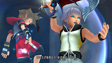 KINGDOM HEARTS HD 2.8 Final Chapter Prologue：ソラとリクの場面