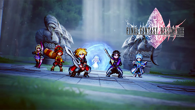 ファイナルファンタジー レゾナンス:パーティーが敵と戦う公式映像画像