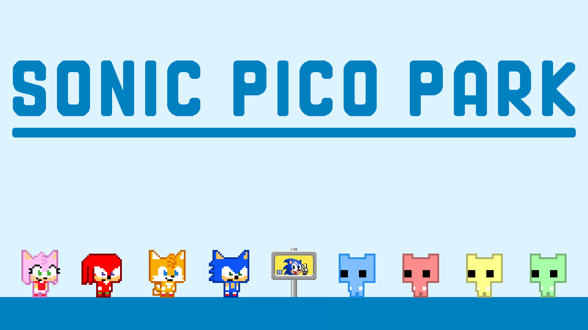 SONIC PICO PARK：公式作品画像
