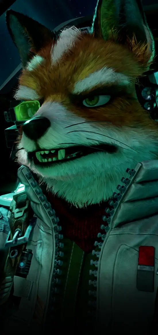 Star Fox：刷新されたフォックスのモデルを映す場面