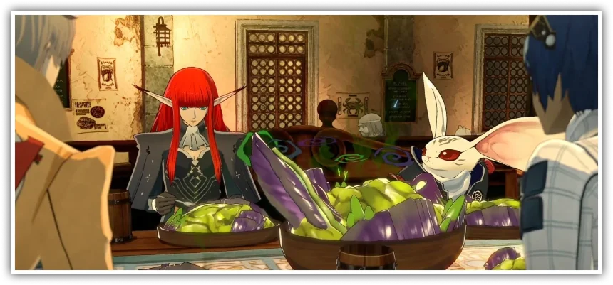 メタファー:リファンタジオ:仲間との食事場面