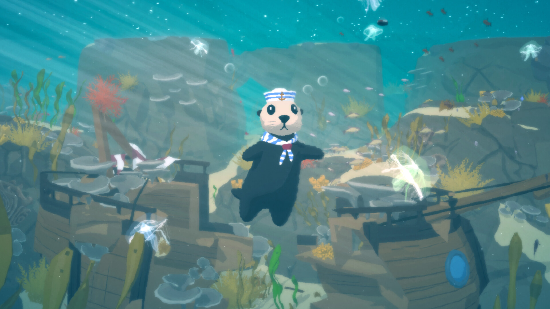 『Otterly Lost』のゲーム画面