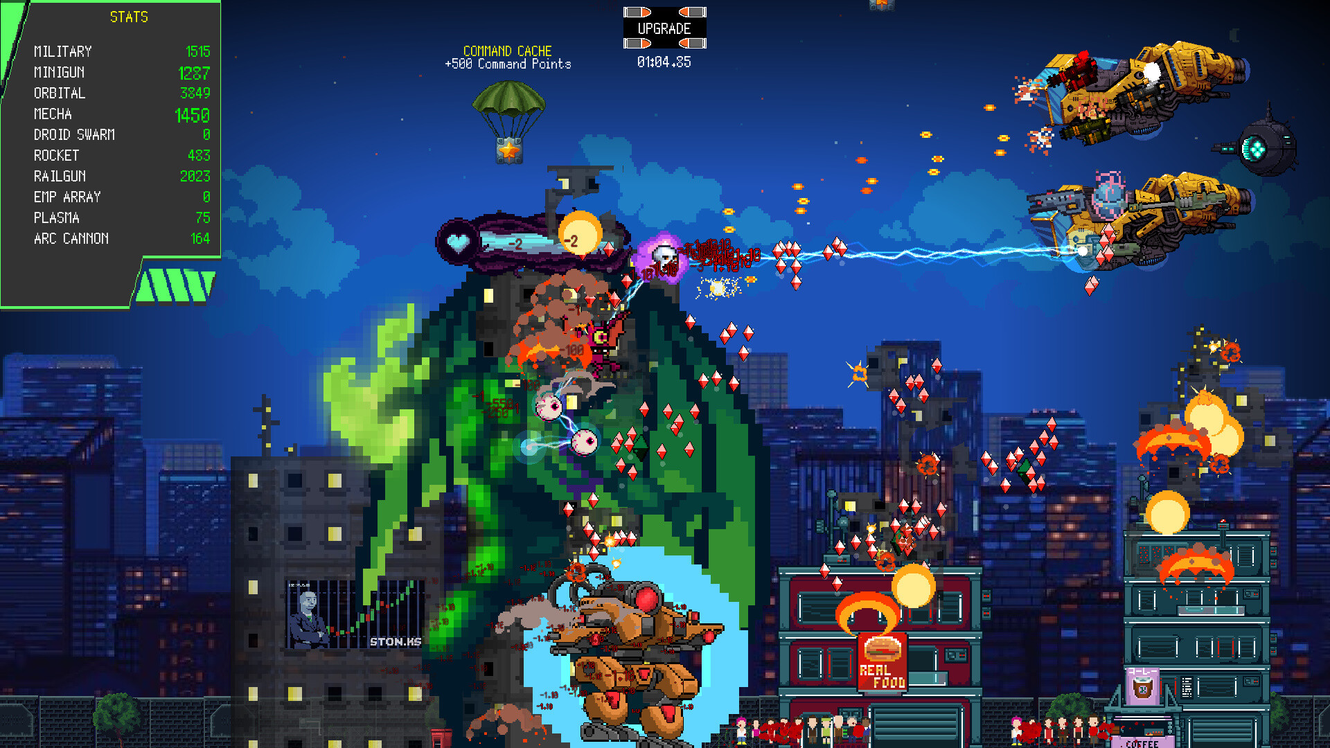 『Cthulhu Rampage』のゲーム画面