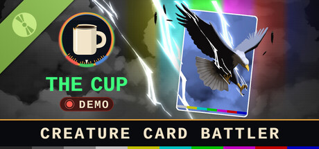 『The Cup: Creature Card Battler Demo』のSteamストアページのヘッダー画像